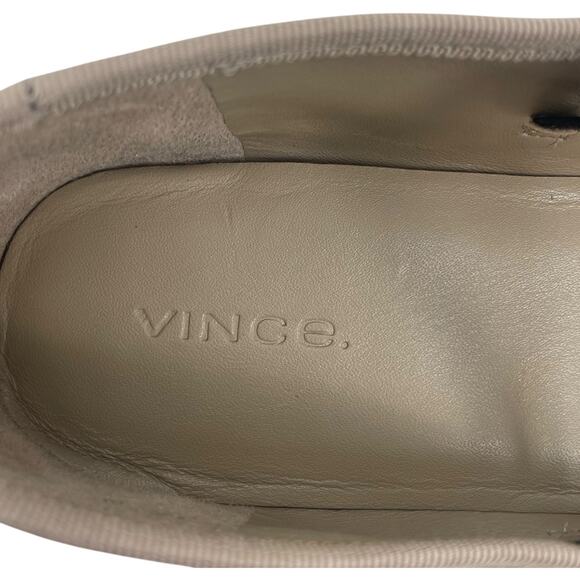 Vince Vivian Nappa Leather Mary Jane Flats Taupe Clay Size 8.5M - Picture 11 of 14